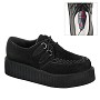 Creeper-402s zwart suede -creepers Creeper-402s zwart suede -creepers